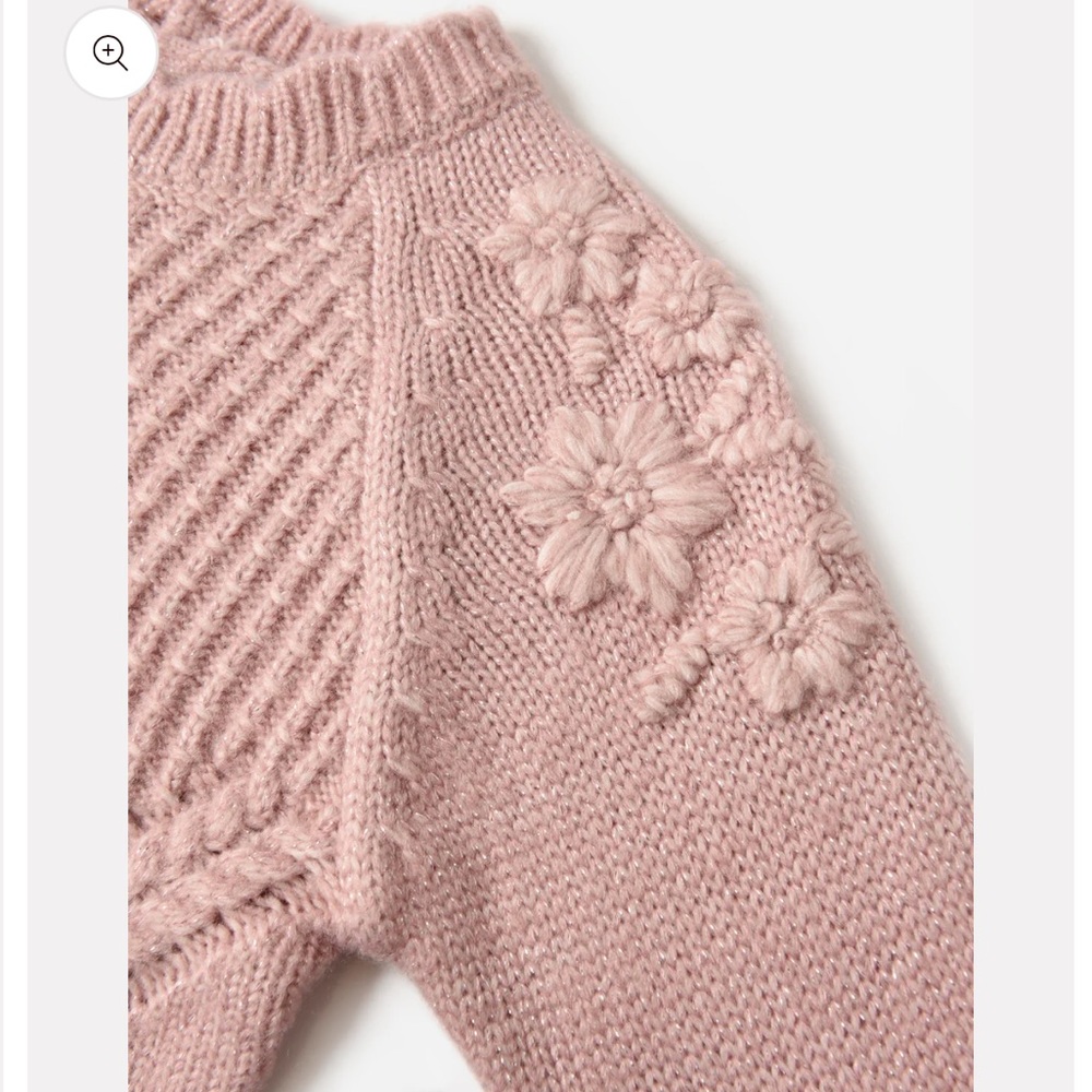 NWT Mayoral Embroidered Petal Sweater & Leggings